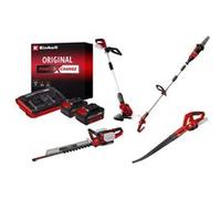 Kit jardin sans fil Einhell ? Coupe-bordure, souffleur, taille-haies, ébrancheur + 2 batteries 4.0Ah