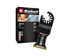 Einhell Lame de scie plongeante originale - denture carbure revêtue de titane, bi-métal, 35 x 41 mm