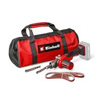Einhell Lime à bande sans fil TE-BF 18 Li-Solo | PXC | 18 V | jusqu’à 1700 m/min | 2 bras 9 et 13 mm | réglables à 90° | 12 bandes abrasives | sans batterie