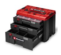 Einhell Mallette à tiroirs E-Case 41,5×25×28 cm, charge utile max. 60 kg, 2×5,5+1×12,5 cm, poignée