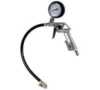 Einhell Manomètre à pneu pour compresseur - pression maximale 0-8 bar - Valve de décompression - Gâchette - Embout pour valve