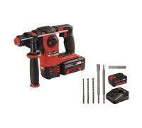 Einhell Professional Marteau Perforateur sans fil HEROCCO +5 - Power X-Change (18V, 2.2J, SDS-Plus, avec coffret de transport E-Box, moteur sans charbon) Livré avec Batterie 3,0Ah et Chargeur