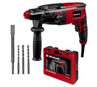 Einhell Marteau perforateur TC-RH 620 4F Kit (620 W, mécanisme de frappe pneumatique, force de frappe 2,2 J, perçage, perforage et burinage avec/sans fixation, SDS Plus, blocage pour marche continue)