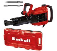 Einhell Marteau Piqueur TE-DH 50 (1700 W, Fréquence de frappe: 1900 cps/min, Force de frappe: 50J, Poignée supplémentaire réglable à 180°) Livré en coffret avec burin et pointeau