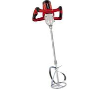 Einhell Mélangeur de peintures et de mortiers TC-MX 1400-2 E (1400 W, Variateur électronique, Interrupteur blocable, Démarrage progressif, Porte-outils solide M14, Avec mélangeur à hélices)