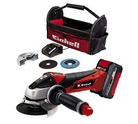 Einhell Meuleuse d'angle TE-AG 18/115 Ø115mm sans fil 18V avec batterie 4,0Ah et chargeur
