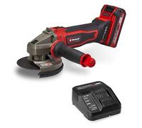 Einhell Meuleuse d’angle sans fil TE-AG 18/125-2 Li (1 x 4,0 Ah) Power X-Change (18 V, disques Ø 125 mm, profondeur de coupe 33 mm, protection de coupe, sans disque de coupe, avec batterie 4,0 Ah)