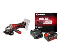 Einhell Meuleuse d'angle Ø115mm sans fil TE-AG 18/115-2 Li Solo Power X-Change (18 V, profondeur de coupe de 28 mm) avec Chargeur et Batterie 4,0Ah