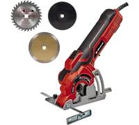 Einhell Mini scie circulaire Ø89mm TC-CS 89 (600 W, profondeur de coupe jusqu'à 27 mm, lame de scie TCT, butée parallèle)