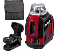 Einhell Niveau laser croix TE-LL 360 (Portée 20 m, Niveau à bulle digital), Livré avec support mural et sacoche de rangement