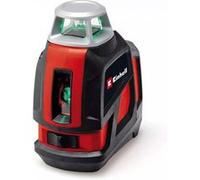 Einhell Niveau laser en croix TE-LL 360 G (autonivelant, lignes laser vertes horizontales/verticales, niveau à bulle numérique, filetage 1/4" pour trépied, avec sacoche et support mural)