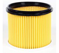 Einhell Filtre de rechange 2351110 plissé lavable 18 x 15 cm pour aspirateurs eau/poussière