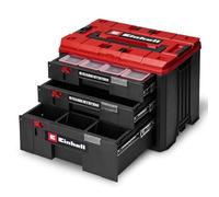 Einhell Mallette à tiroirs E-Case 41,5×25×28 cm, charge utile max. 60 kg, 2×5,5+1×12,5 cm, poignée
