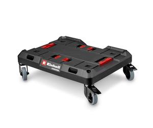 Einhell Original Planche à roulettes E-Case | E-Case System | jusqu’à 120 kg | roulettes pivotantes freinées | transport de mallettes et caisses
