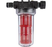 Einhell Filtre anti-sable pour pompe à eau 25 cm, cartouche, filetage laiton, 2 raccords R1
