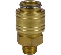 Einhell Raccord rapide R 1/4" mâle (AG) Jaune – Pour compresseurs 4139207