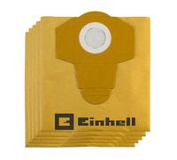 Einhell 5 sacs de rechange pour aspirateur 30 litres – Compatible eau et poussière