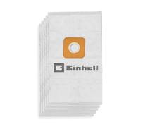 Einhell Original Sacs non tissés 10 L, 5 pièces | pour aspirateurs eau et poussière sans fil avec cuve 10 L | haute filtration | volume 10 L