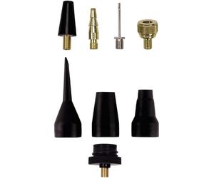 Einhell Original Set de 8 adaptateurs de gonflage | accessoire compresseur | aiguille à ballon | adaptateur valve vélo | adaptateur pour valves à vis