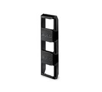 Einhell Original Support de batteries E-Case SEALED | E-Case System | support pour 3 batteries | pour E-Cases SEALED avec rail latéral | jusqu’à 4 kg | montage sans outil