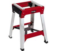 Einhell Piètement universel E-Stand, scies onglet & radiales H81 cm, rails coulissants alu, rainires