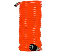 Einhell Tuyau spirale pour compresseur – 8 m, 8 bar max, Ø 6 mm, raccord inclus