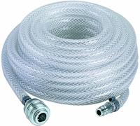 Einhell Tuyau haute pression pour compresseur 15 m 15 bar Ø 6 mm R 1/4'' PVC tressé raccord inclus