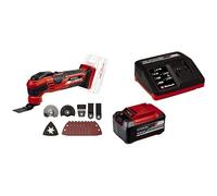 Einhell Outil multifonction sans fil VARRITO Power X-Change (Li-Ion, 18V, 11000-20000 min.-1, verrouillage rapide, porte-outil réglable en 12 directions) avec Chargeur et Batterie 5,2Ah