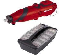 Einhell Outil Rotatif multifonction TH-MG 135 E (135 W, Variateur électronique, Crochet pour suspension) Livré avec un coffret avec 189 Accessoires