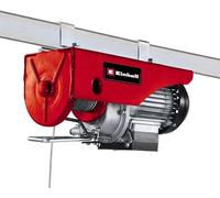Einhell Palan électrique TC-EH 250 (500 W, Boîtier de commande avec arrêt d’urgence, Poulie de soufflage avec crochet, Câble 12 m, Frein automatique)