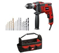 Einhell Perceuse à percussion TC-ID 1000 E Kit (1010 W, 240 V, jeu de forets et sac de transport inclus)