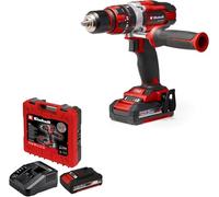 Einhell Perceuse Visseuse à percussion sans fil TE-CD 18/48 Li-i (2 x 2,0 Ah) Power X-Change (Li-ion, 18V, Couple 48 Nm) Livré avec 2 Batteries 2,0Ah et Chargeur