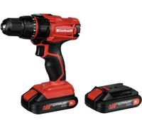 Einhell Perceuse-visseuse sans fil 18V TC-CD 18-2 Li, 2 batteries et coffret de transport inclus