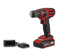 Einhell Perceuse Visseuse sans fil TC-CD 18/35-2 Li (1x1,5 Ah) Power X-Change (18V, couple 35 Nm, Mandrin 10mm) Livré avec 1 Batterie 1,5 Ah et un Chargeur