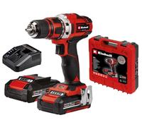 Einhell Power X-Change TE-CD 18/40-1 Li (2x1,5 Ah) 4513939 Perceuse-visseuse sans fil 18 V 1500 mAh Li-Ion + 2 batteries, + mallette G