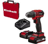 Einhell Perceuse Visseuse sans fil TE-CD 18/40 Li BL (2x2,0 Ah) Power X-Change (Li-Ion, 18 V, Couple 40 Nm, moteur sans charbon) Livré avec 2 Batteries 2,0Ah et un Chargeur