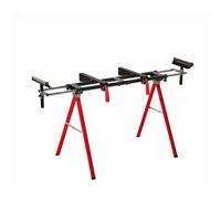 Einhell Piètement stationnaire MSS 1608 pour scies à onglet (Charge max. 80kg, supports extensibles avec roulettes)