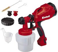 Einhell Pistolet à peinture électrique TC-SY 500 P (500 W, Pulvérisation de laques et de lasures) Livré avec accessoires