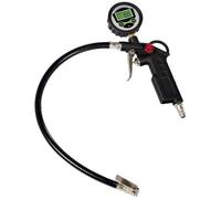 Einhell Pistolet de gonflage avec manomètre digital à pneu pour compresseur à air (pression maximale 0-13 bar, soupape de décharge, gâchette, embout pour valve et tuyau flexible 40 cm)