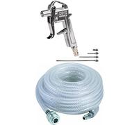 Einhell Pistolet de soufflage en kit/Soufflette à air comprimé pour compresseur (8 bar max, avec raccord rapide et 5 embouts) + Tuyau PVC 15m