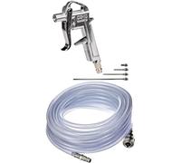 Einhell Pistolet de soufflage en kit/Soufflette à air comprimé pour compresseur (8 bar max, avec raccord rapide et 5 embouts) + Tuyau PVC 10m
