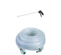 Einhell Pistolet long de soufflage/Soufflette à air comprimé pour compresseur (8 bar max, avec raccord rapide et buse 500mm) + Tuyau PVC 15m
