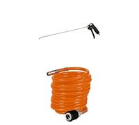 Einhell Pistolet long de soufflage/Soufflette à air comprimé pour compresseur (8 bar max, avec raccord rapide et buse 500mm) + Tuyau spirale 4m