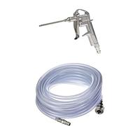 Einhell Pistolet long de soufflage/Soufflette à air comprimé pour compresseur (8 bar max, avec raccord rapide et buse 95 mm) + Tuyau PVC 10m