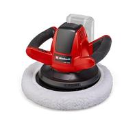 Einhell Polisseuse pour carrosserie sans fil CE-CB 18/254 Li - Solo Power X-Change (18V, Disque à polir 254mm, Vitesse d'oscillation 2500 trs/min, avec deux bonnets) Livré sans Batterie ni Chargeur