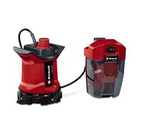 Einhell Pompe pour eaux chargées sans fil GE-DP 18/25 LL Li-Solo Power X-Change (18 V, débit de 7 000 L/h, aspiration à plat, hauteur de pompage de 5 m, modes ÉCO et BOOST, vendue sans batterie)