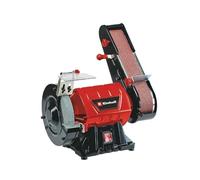 Einhell Ponceuse à bande et à disque TC-US 350 | 350 W | bande et meule | capot de protection | pare-étincelles | meule grossière + bande abrasive