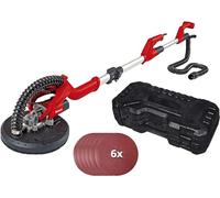 Einhell Ponceuse girafe TC-DW 225 600W câble 4M manche télescopique 165cm coffret 6 disques 225mm