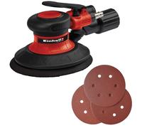 Einhell Ponceuse excentrique pneumatique TC-PE 150 – plateau 150 mm, 6 papiers abrasifs