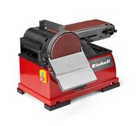 Einhell Ponceuse stationnaire à bande et disque TE-US 400 – 400W, plateau Ø150 mm, bande 100×914 mm